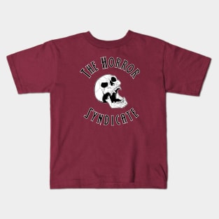 The Horror Syndicate White Skull Kids T-Shirt